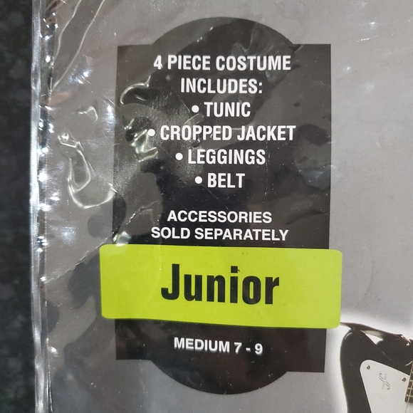 Rocked Out Zombie- Halloween- Size Junior Medium (7-9)- New- RRR Halloween - Picture 2 of 3